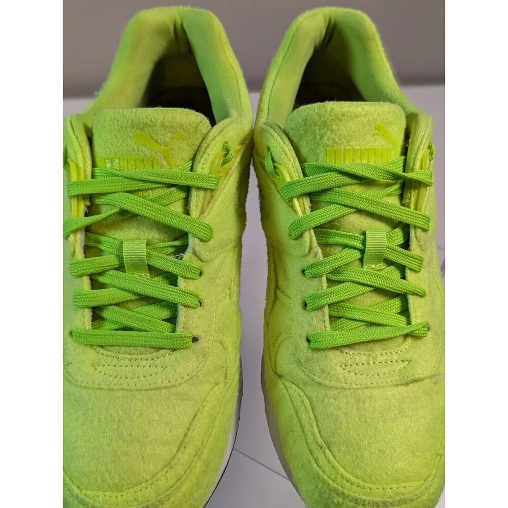 Puma Trinomic R698 Wool Pack Mens Green Lace Up Trainers 358832 03 Size 9.5
